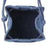 Bottega Veneta Small Denim Maxi Intrecciato Cassette Bucket Bag Secondhand