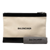 Secondhand Balenciaga Canvas Navy Clip Clutch M