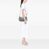 Prada Saffiano Trimmed Tessuto Zip Top Crossbody Secondhand