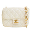 Chanel Mini Square Classic Patent Enamel Coco Hearts Single Flap Secondhand