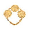 Chanel Gold Plated 31 Rue Cambon Medallion Link Bracelet Secondhand