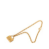 Chanel CC Gold Plated Classic Flap Bag Pendant Necklace Secondhand
