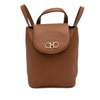 Ferragamo Mini Leather Double Gancini Backpack Secondhand