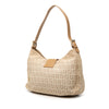 Fendi Zucchino Canvas Shoulder Bag Secondhand