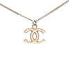Chanel CC Brass Enamel Pendant Necklace Secondhand