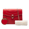 Bvlgari Small Leather Square Serpenti Forever Chain Crossbody Secondhand