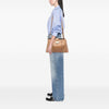 Prada Studded Saffiano Cuir Promenade Satchel Secondhand