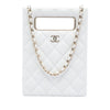 Chanel Mini Quilted Caviar Cut Out Evening Tote Secondhand