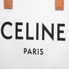Celine Small Canvas Logo Print Horizontal Cabas Tote Secondhand