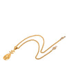 Chanel CC Gold Plated Teardrop Pendant Necklace Secondhand