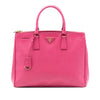 Prada Medium Saffiano Lux Galleria Double Zip Satchel Secondhand