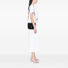 Saint Laurent Medium Croc Embossed Nubuck Monogram Kaia Crossbody Secondhand