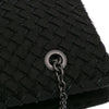 Bottega Veneta Grosgrain Intrecciato Duo Shoulder Bag Secondhand