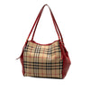 Burberry Small Haymarket Check Canvas and Leather Canterbury Tote Secondhand