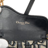 Dior Nano Oblique Canvas Saddle Chain Pouch Secondhand