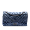 Chanel Quilted Metallic Aged Calfskin Reissue 2.55 Double Flap 227 Secondhand
