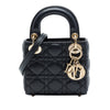 Dior Micro Lambskin Cannage Lady Dior Secondhand