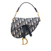 Dior Mini Oblique Canvas Saddle Bag Secondhand