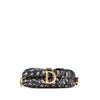 Dior Mini Oblique Canvas Saddle Bag Secondhand