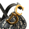 Dior Mini Oblique Canvas Saddle Bag Secondhand