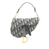 Dior Mini Oblique Canvas Saddle Bag Secondhand