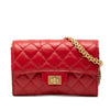 Chanel Quilted Aged Calfskin Reissue 2.55 Clutch with Chain Secondhand