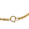 Chanel Gold Plated CC Round Pendant Necklace Secondhand