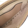 Valentino Pebbled Calfskin Rockstud Double Zip Chain Pouch Secondhand