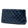 Chanel CC Quilted Patent Timeless Clutch Secondhand