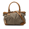 Gucci Diamante Canvas Sukey Satchel Secondhand