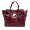 Prada Glace Calf Sound Lock Satchel Secondhand