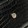 Saint Laurent Medium Croc Embossed Leather Sunset Crossbody Secondhand