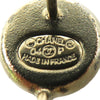 Chanel CC Gold Plated Faux Pearl Strass Bullet Back Earrings Secondhand
