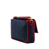 Fendi Large Denim Baguette Satchel Secondhand