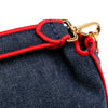 Fendi Large Denim Baguette Satchel Secondhand