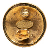 Chanel Gold Plated CC Crystal Round Clip On Earrings Secondhand