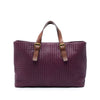 Bottega Veneta Bicolor Nappa Intrecciato Belt Strap Tote Secondhand