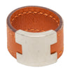 Hermès Swift and Palladium Plated Lurie Ring Secondhand