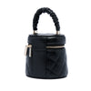 Chanel Mini Quilted Lambskin Ruched Handle Vanity Case Secondhand