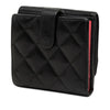Chanel CC Quilted Lambskin Cambon Ligne Flap Small Wallet Secondhand