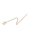 Chanel CC Gold Plated Strass Moon Pendant Necklace Secondhand