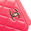 Chanel Mini Lambskin Trendy CC Clutch With Chain Secondhand