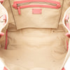 Prada Studded Leather Trimmed Canvas Front Pocket Tote Secondhand