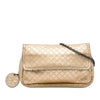 Bottega Veneta Nappa Intrecciomirage Chain Flap Crossbody Secondhand