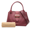 Burberry Medium Grained Calfskin Buckle Tote Secondhand