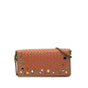 Secondhand Bottega Veneta Nappa Intrecciato Studded Wallet on Chain