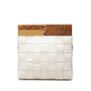 Bottega Veneta Lambskin Maxi Intrecciato The Snap Clutch Secondhand