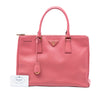 Secondhand Prada Medium Saffiano Lux Galleria Double Zip Satchel