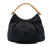 Gucci GG Canvas Bamboo Studded Hobo Secondhand