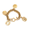 Chanel Gold Plated 31 Rue Cambon Logo Charm Bracelet Secondhand